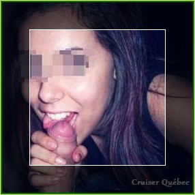 Grosse cochonne pour une pipe à Saguenay